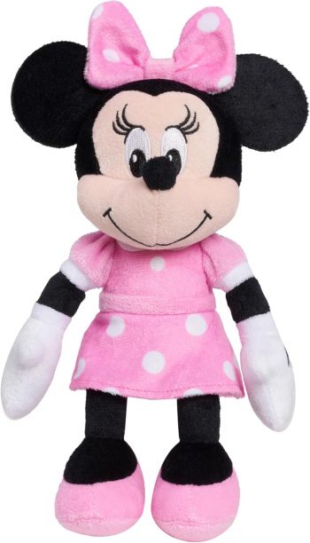 Disney Junior Mickey Mouse Bean Plush Minnie Mouse Stuffed Animal, Kids Toys for Ages 2 Up by Just Play Disney Junior Mickey Mouse Bean Plush Minnie Mouse Stuffed Animal, Kids Toys for Ages 2 Up by Just Play