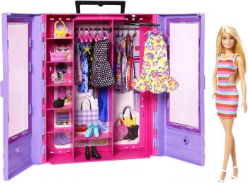 Barbie Doll & Playset, Fashionistas Ultimate Closet with Clothes (3 Outfits)... Barbie Doll & Playset, Fashionistas Ultimate Closet with Clothes (3 Outfits)...