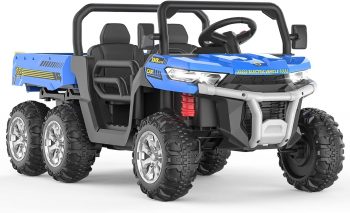 Hetoy 24V 2-Seater Ride On Dump Truck with Parent Remote Control, 4WD 6-Wheel Electric Car... Hetoy 24V 2-Seater Ride On Dump Truck with Parent Remote Control, 4WD 6-Wheel Electric Car...
