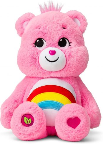 Care Bears 14″ Cheer Bear Plushie – Medium Size – Pink Plushie for Ages 4+ – Perfect Stuffed Animal Holiday, Birthday Gift, Super Soft and Cuddly – Good For Girls and Boys, Employees, Collectors Care Bears 14″ Cheer Bear Plushie – Medium Size – Pink Plushie for Ages 4+ – Perfect Stuffed Animal Holiday, Birthday Gift, Super Soft and Cuddly – Good For Girls and Boys, Employees, Collectors