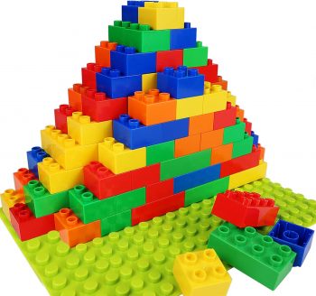 aotipol Building Blocks for Kids Toddlers Including a Baseplate, 101-piece Large... aotipol Building Blocks for Kids Toddlers Including a Baseplate, 101-piece Large...