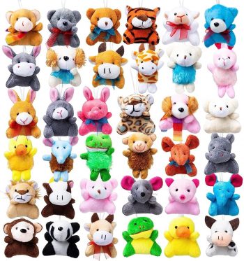 JOYIN 12 Pack Random Mini Animal Plush Toy Assortment (12 Units 3″ Each),Bulk... JOYIN 12 Pack Random Mini Animal Plush Toy Assortment (12 Units 3″ Each),Bulk...