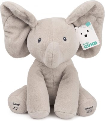 Baby GUND Animated Flappy the Elephant Plush, Singing Stuffed Animal Baby Toy for... Baby GUND Animated Flappy the Elephant Plush, Singing Stuffed Animal Baby Toy for...