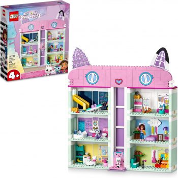 Lego Gabby’s Dollhouse 10788 Building Toy Set, 8-Room Playhouse with Purrfect Details and Popular Characters from The Show, Including Gabby, Pandy Paws, Cakey and Mercat, Kids Toy for Ages 4 and up Lego Gabby’s Dollhouse 10788 Building Toy Set, 8-Room Playhouse with Purrfect Details and Popular Characters from The Show, Including Gabby, Pandy Paws, Cakey and Mercat, Kids Toy for Ages 4 and up